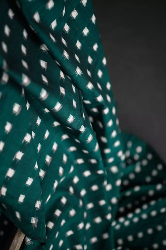 Cottontail Fir Ikat-Baumwolle