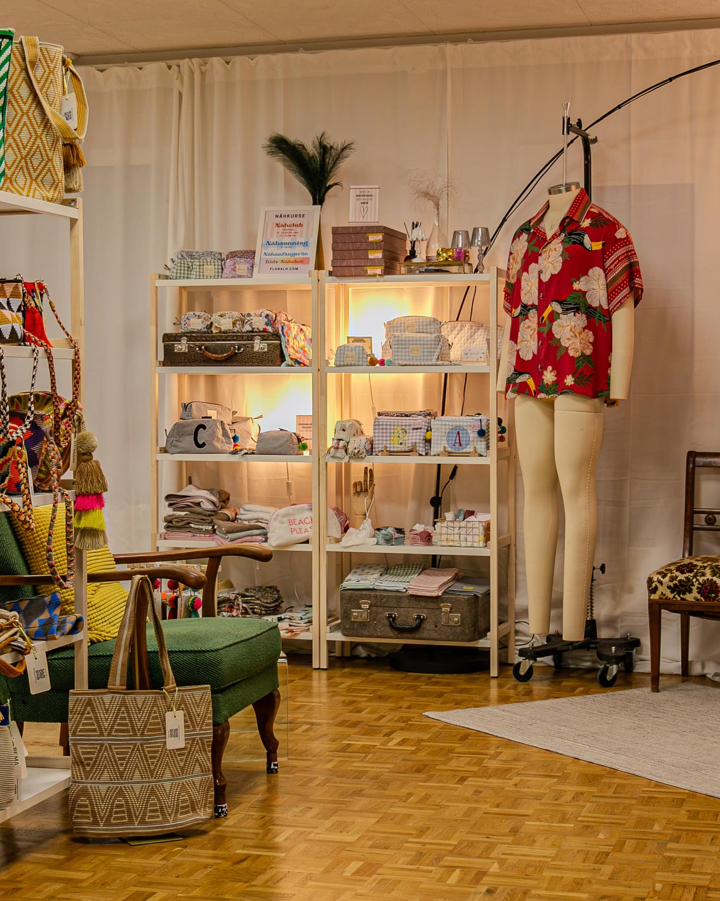 Offenes Atelier: Nähen im Atelier in Niederhasli (ZH)