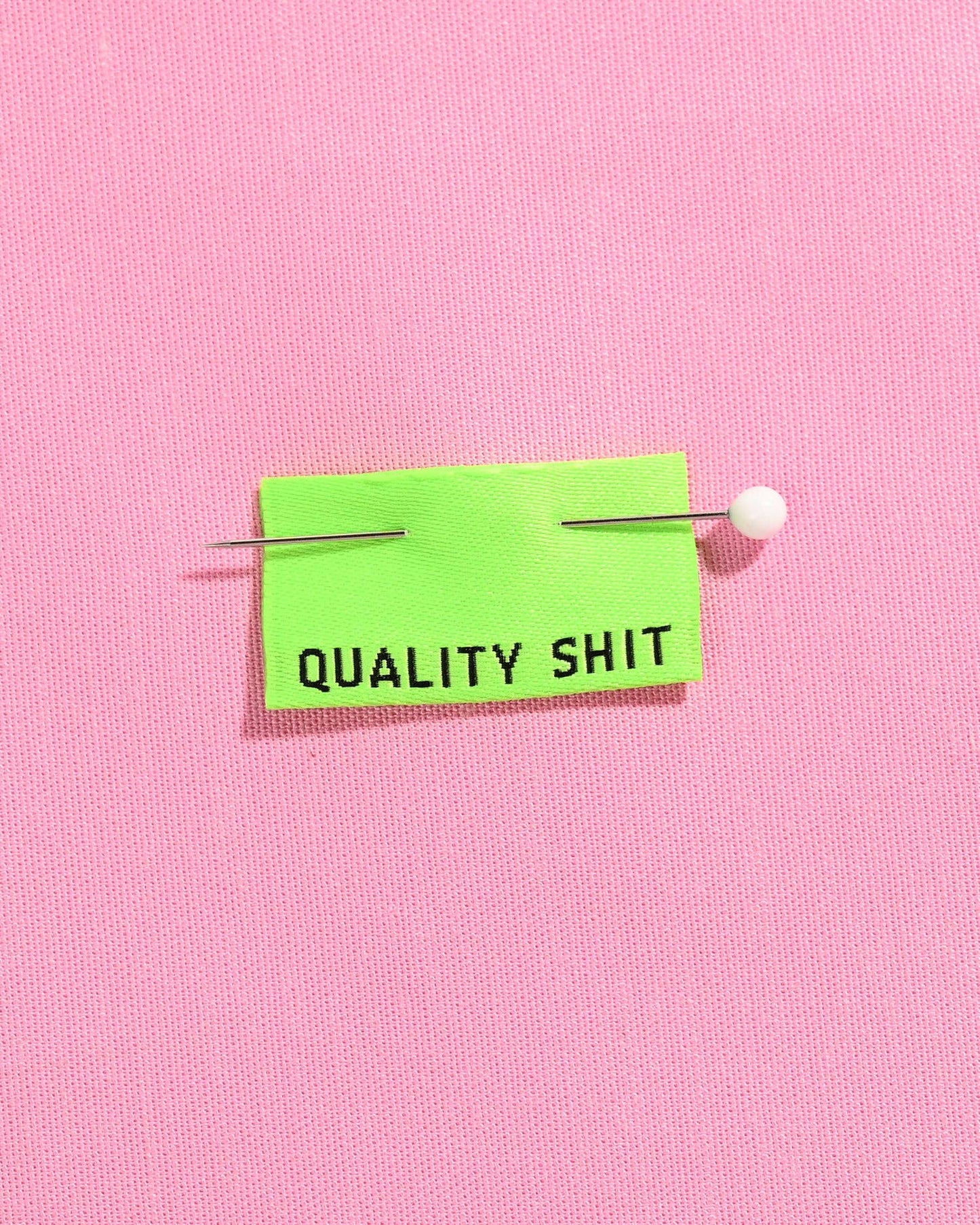 KATM gewebte Etiketten - "Quality Shit"