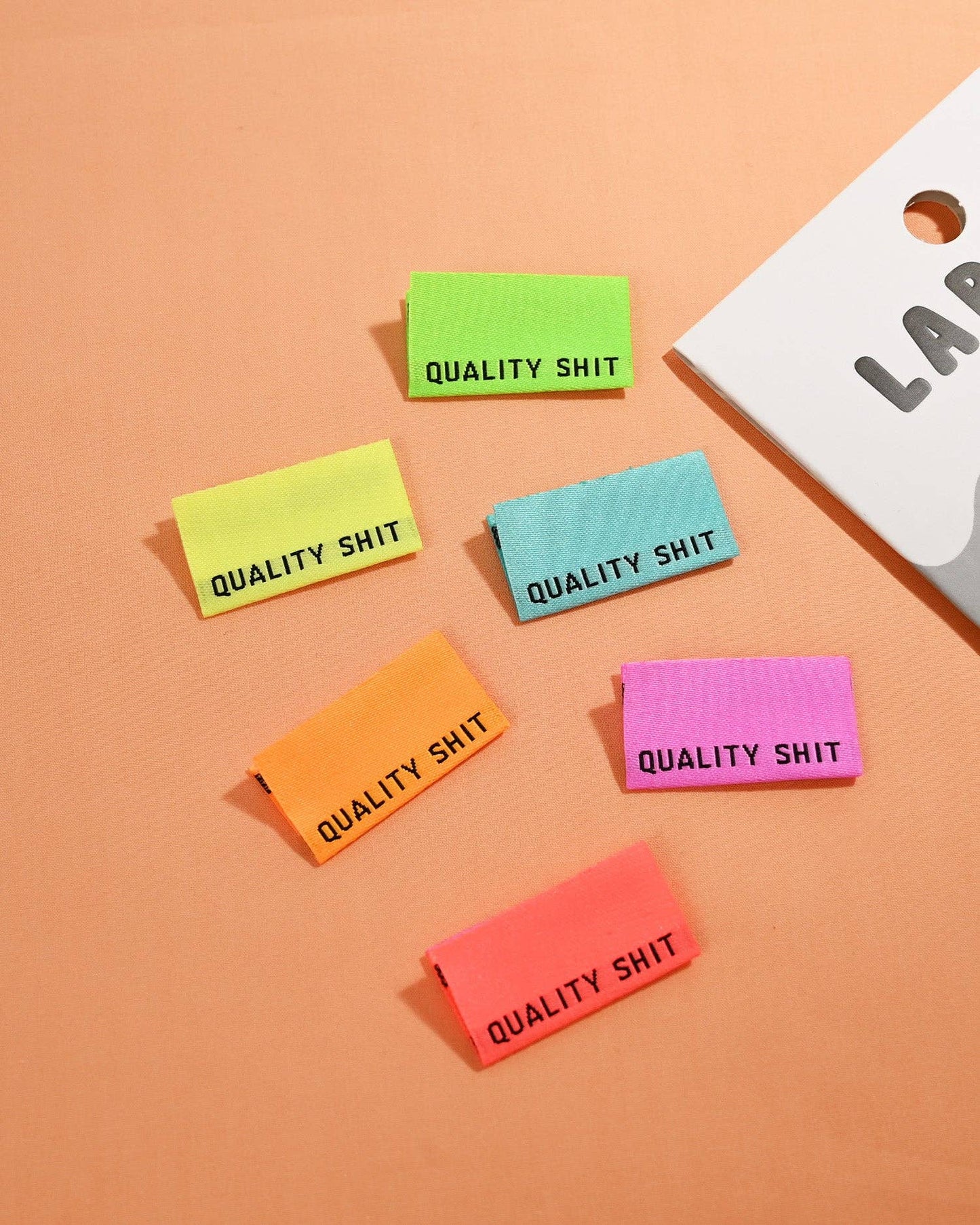 KATM gewebte Etiketten - "Quality Shit"