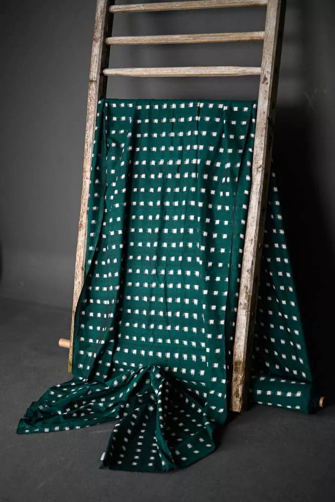Cottontail Fir Ikat-Baumwolle