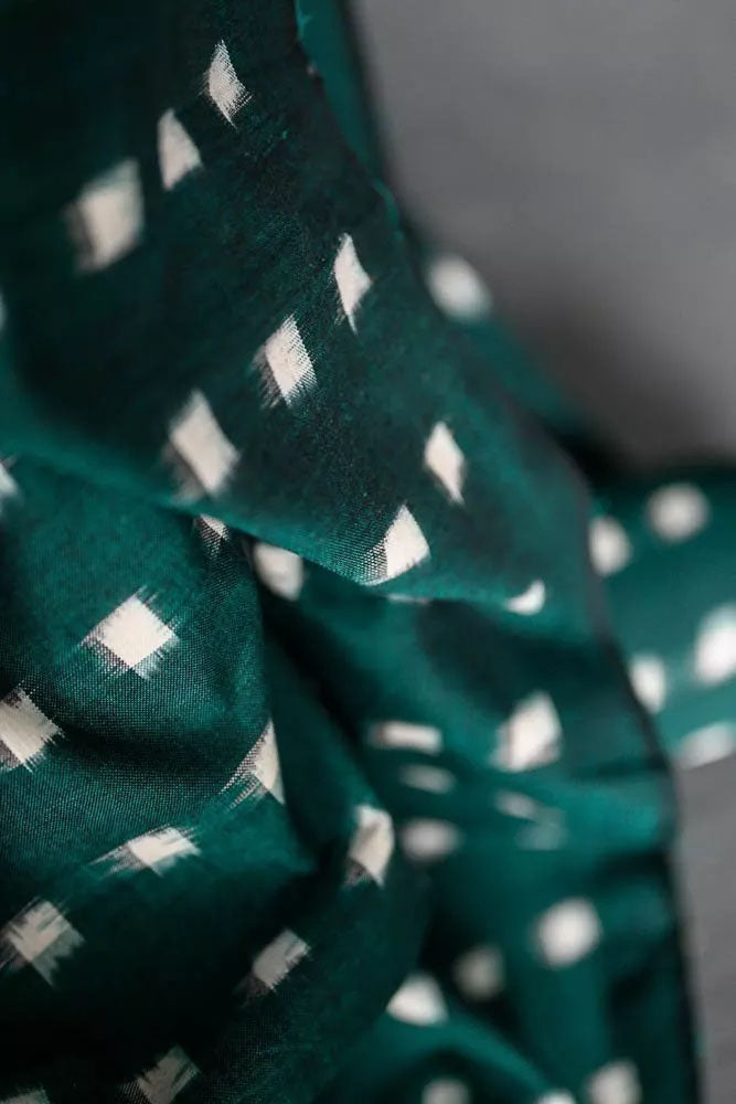 Cottontail Fir Ikat-Baumwolle