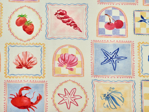 Cartolina Viskose-Leinen-Mischgewebe