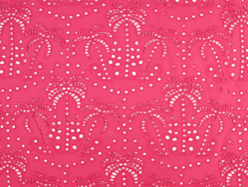 Palm Tree Broderie Baumwolle