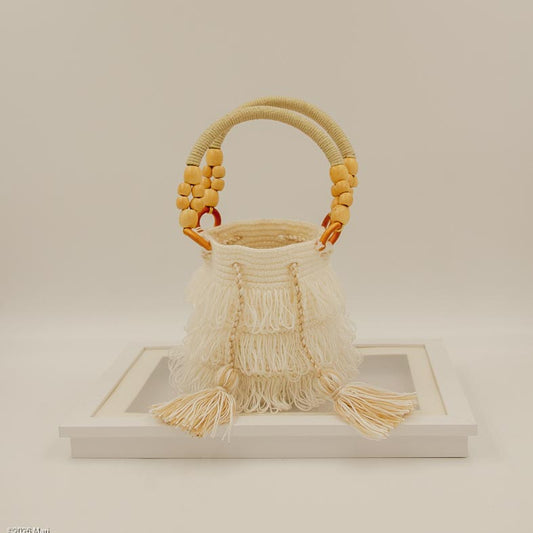 Perla Marfil Mini Mochila